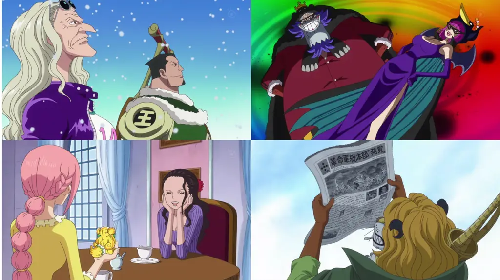 Gambar adegan penting dari One Piece episode 777