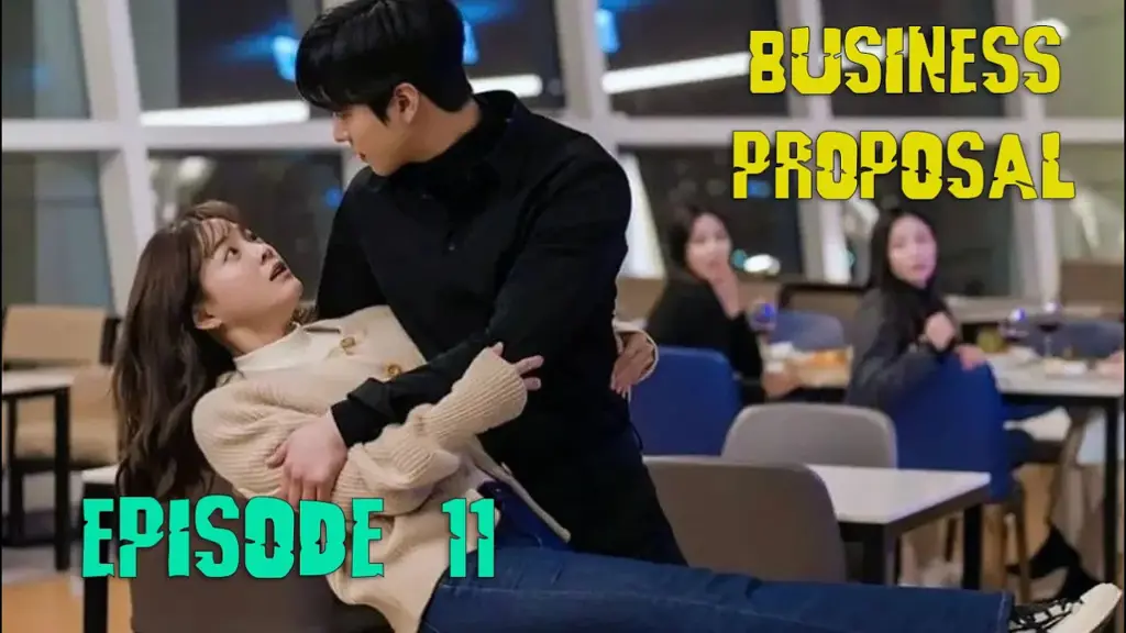 Cuplikan adegan penting dari Business Proposal episode 4