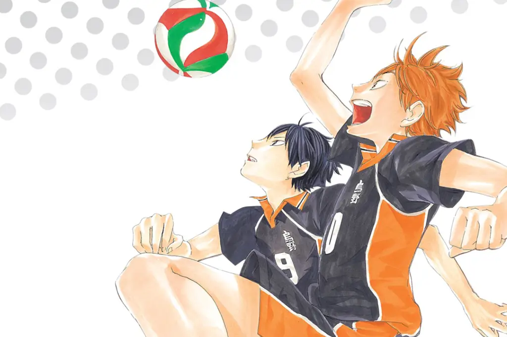 Pertandingan voli yang menegangkan dalam anime Haikyuu!!