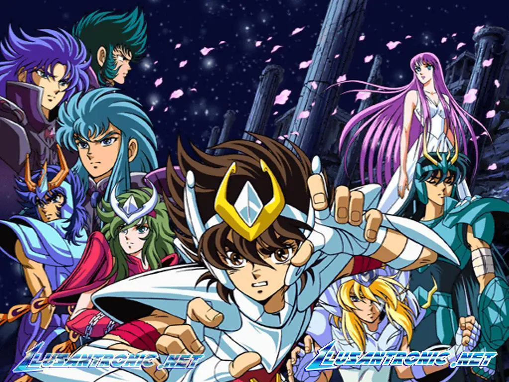 Adegan-adegan pertarungan epik dari anime Saint Seiya.