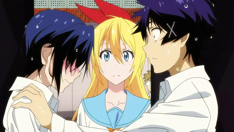 Gambar adegan romantis anime Nisekoi