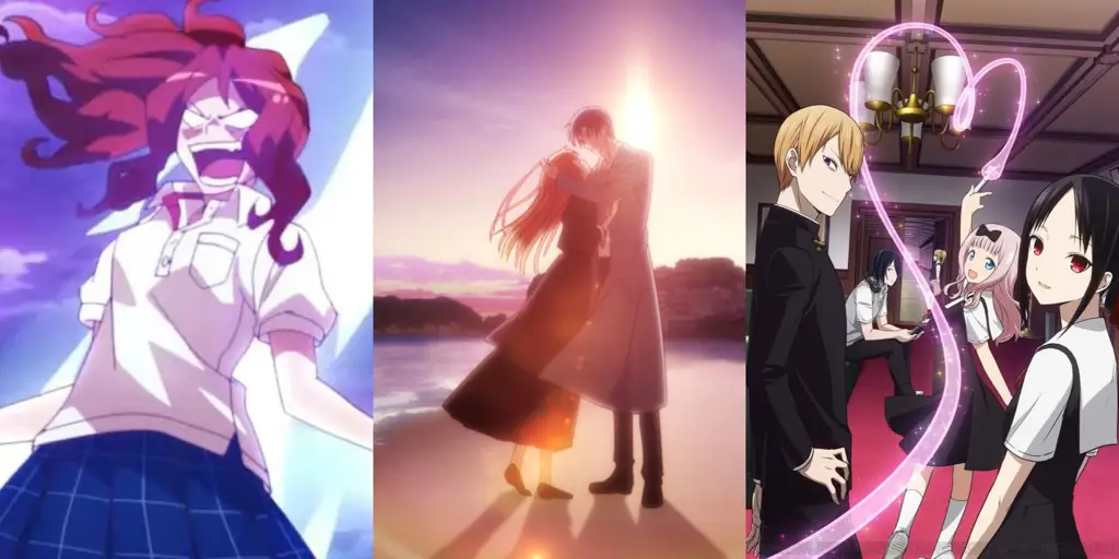 Adegan romantis dalam anime reverse harem