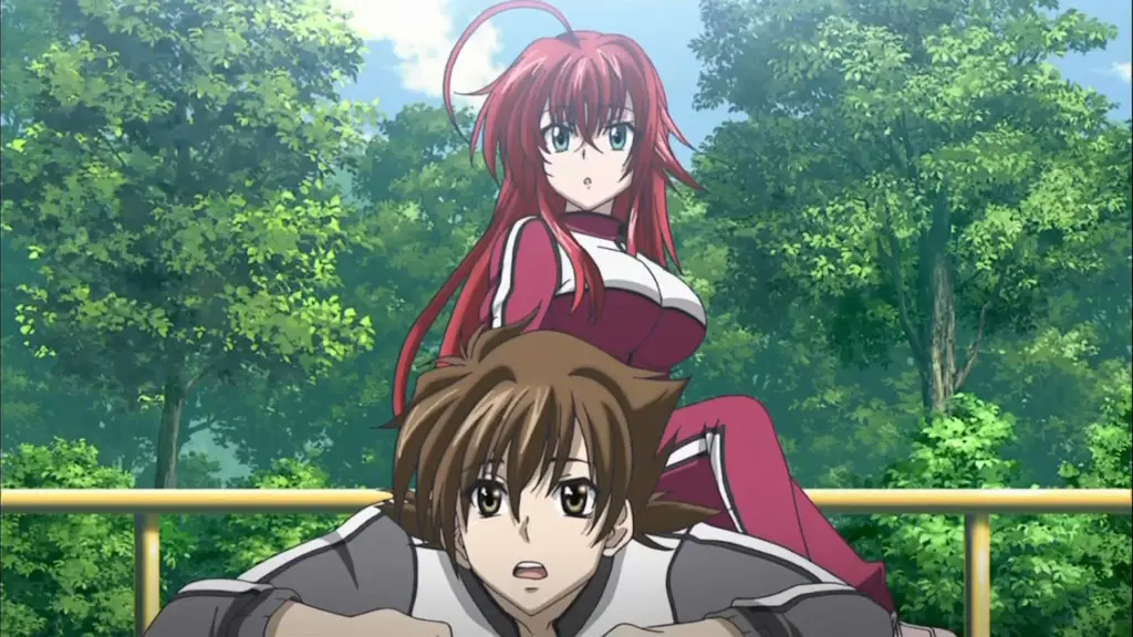 Adegan anime High School DxD yang seru dan menarik