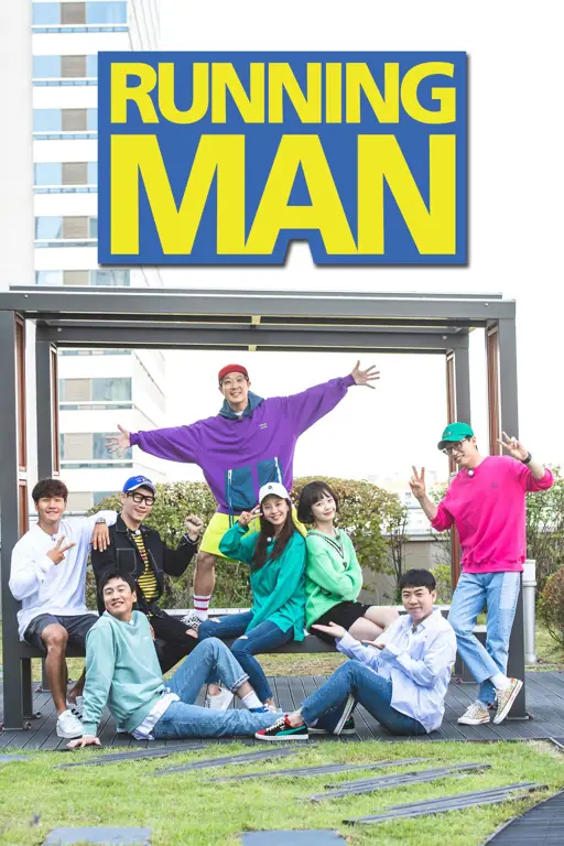 Gambar beberapa anggota Running Man sedang menjalani misi yang seru