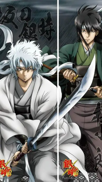 Screenshot adegan menarik dari Gintama Episode 7