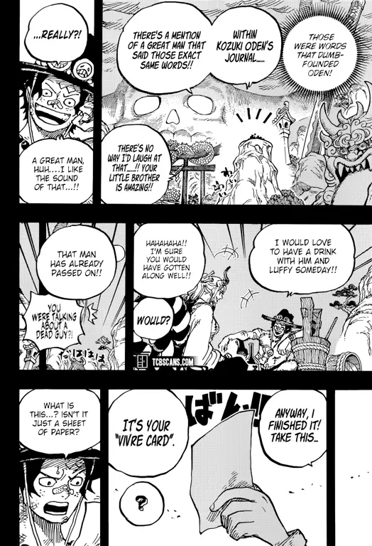 Cuplikan Adegan Menarik One Piece Chapter 1000