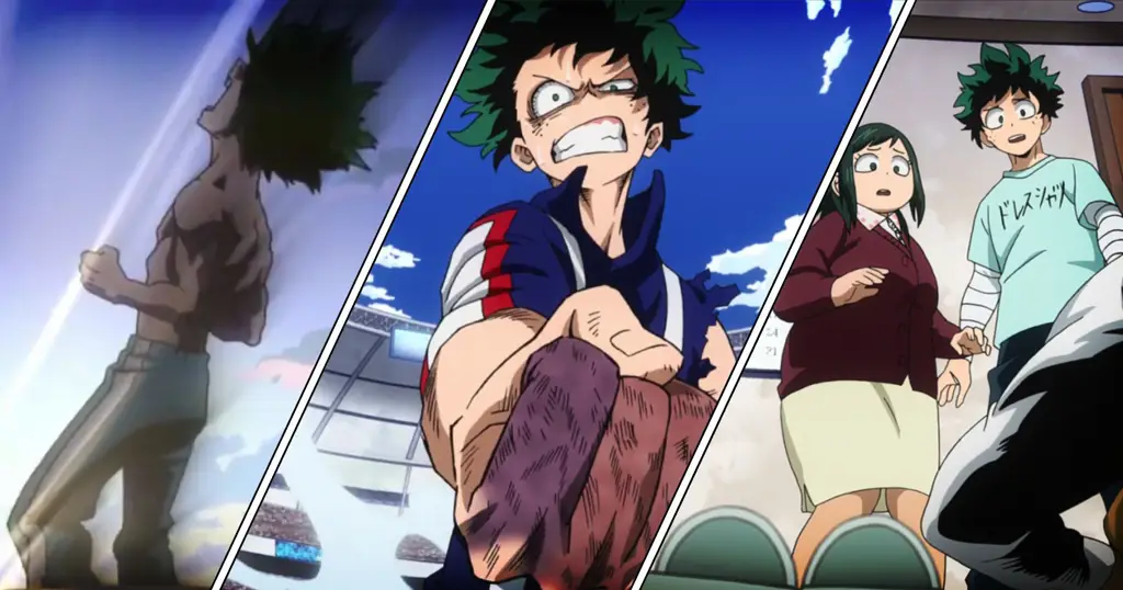 Gambar dari beberapa momen terbaik My Hero Academia