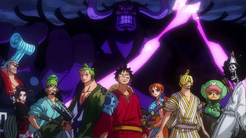 Cuplikan adegan penting dari arc Wano di One Piece