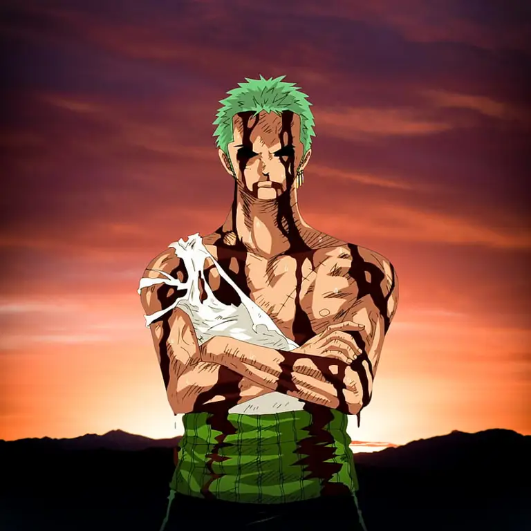 Gambar momen-momen terbaik Zoro