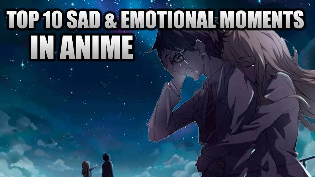 Adegan emosional karakter anime