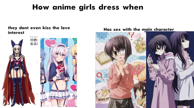 Gadis anime yang mengungkapkan rahasia