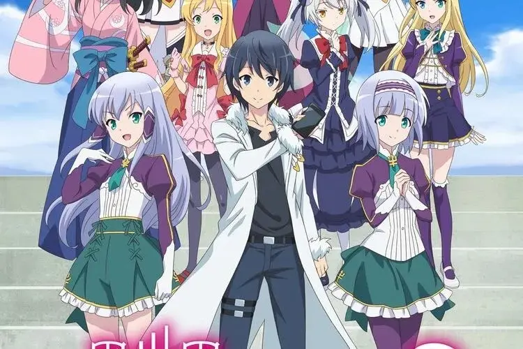 Momen penting antara Charlotte dan Touya Adegan anime Isekai wa Smartphone yang menampilkan Charlotte dan Touya