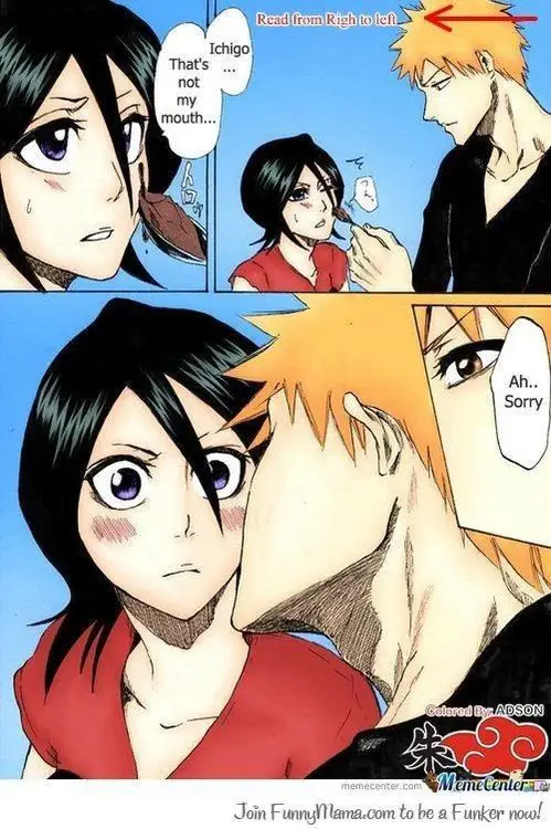 Ichigo Kurosaki dan Rukia Kuchiki dalam Bleach