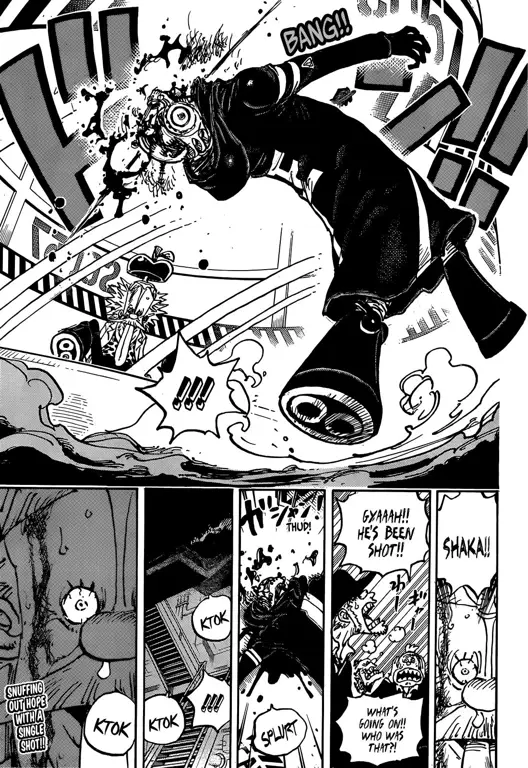 Momen-momen penting di One Piece chapter 1077