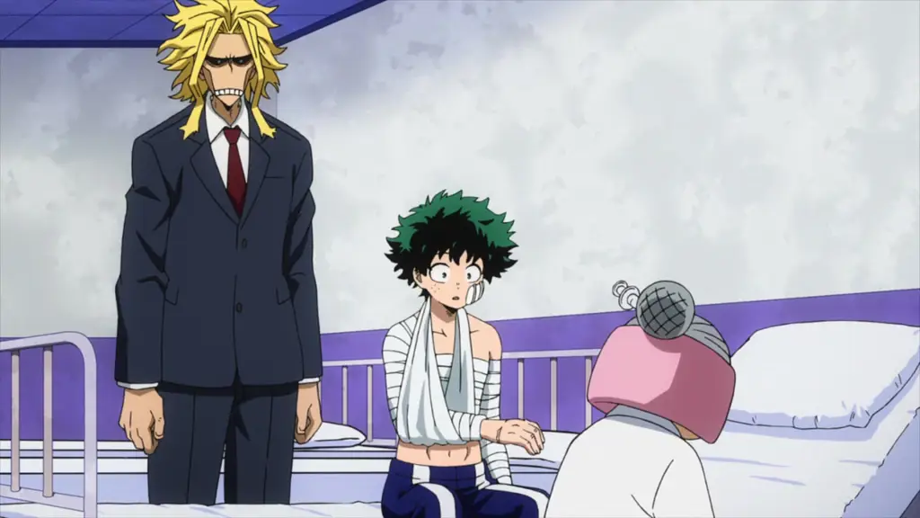 Cuplikan gambar dari episode kedua season kedua My Hero Academia