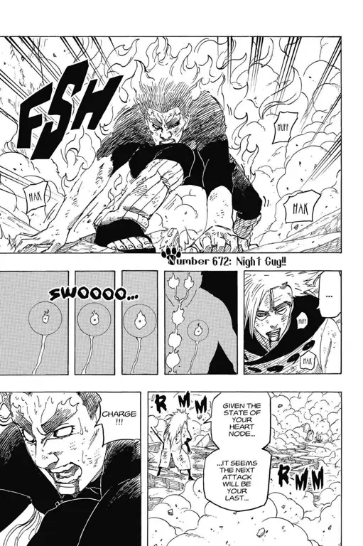 Momen Penting dalam Komik Naruto 672 Panel dari komik Naruto chapter 672