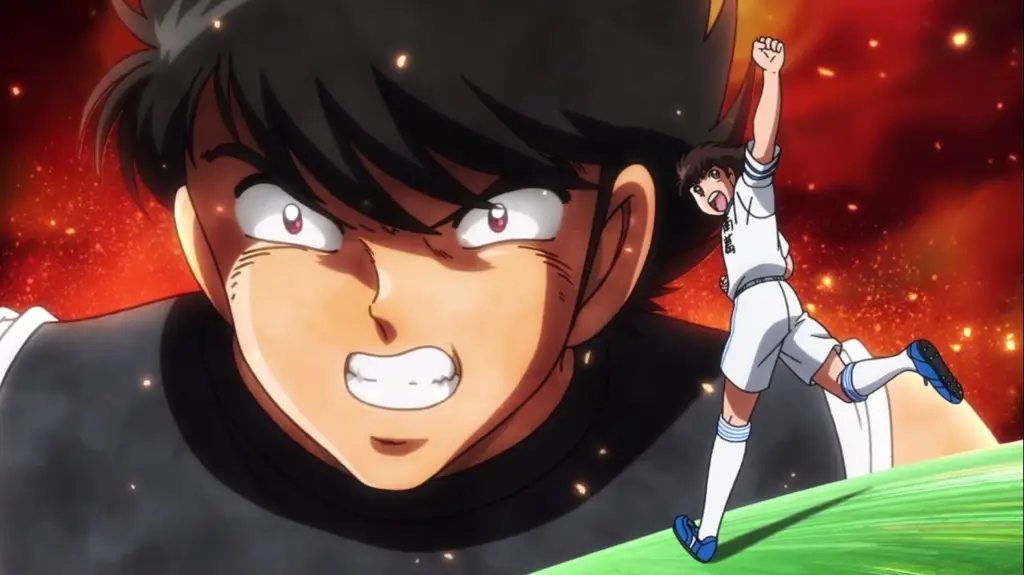 Gambar cuplikan adegan dari episode 14 Captain Tsubasa