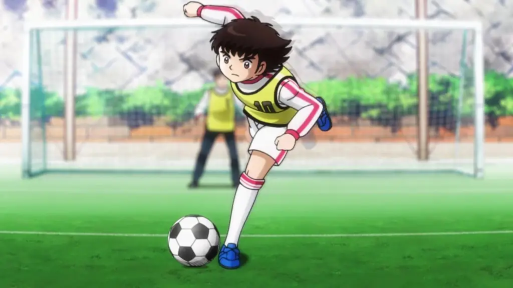 Gambar momen-momen kunci dari Captain Tsubasa 2018