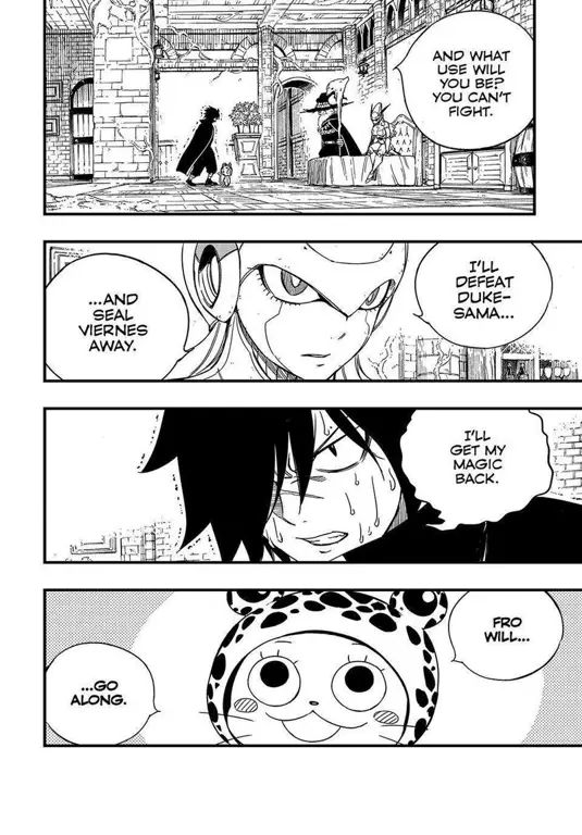 Gambar yang menggambarkan momen penting dari Fairy Tail 100 Year Quest chapter 141