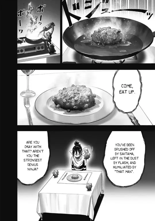 Momen Penting di Chapter 203 Gambar momen penting di One Punch Man chapter 203