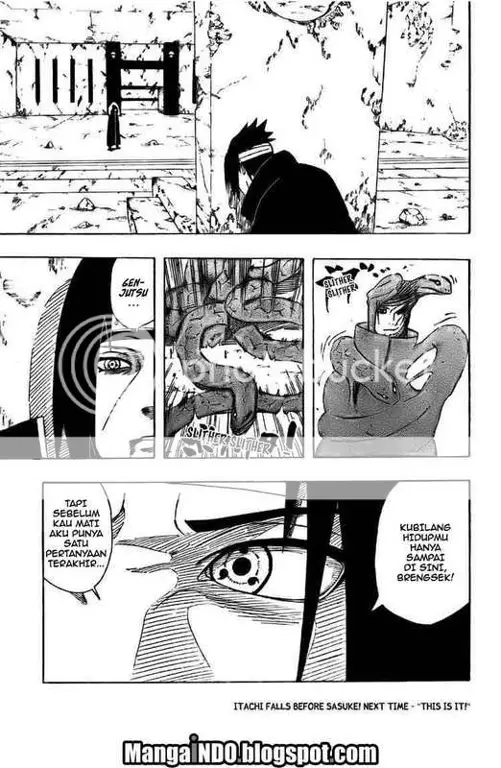 Gambar adegan penting Naruto chapter 384