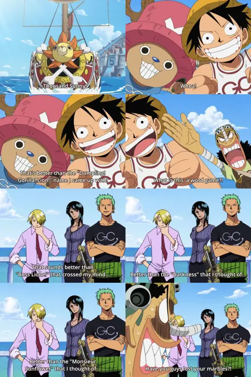 Cuplikan gambar dari One Piece episode 2