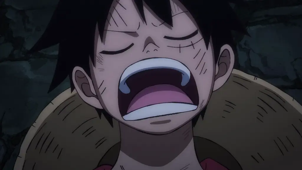 Screenshot adegan menegangkan dari One Piece episode 775