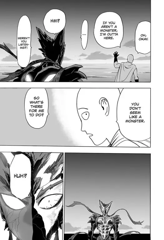 Gambar adegan penting One Punch Man chapter 196