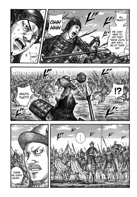 Momen-momen penting dalam chapter 686 manga Kingdom