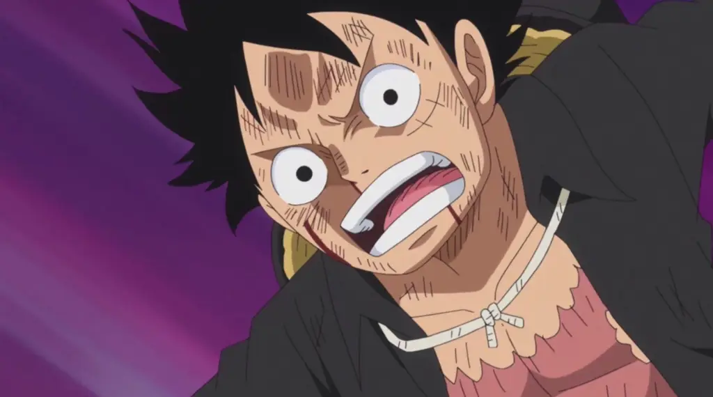 Luffy dalam pertarungan di One Piece chapter 864