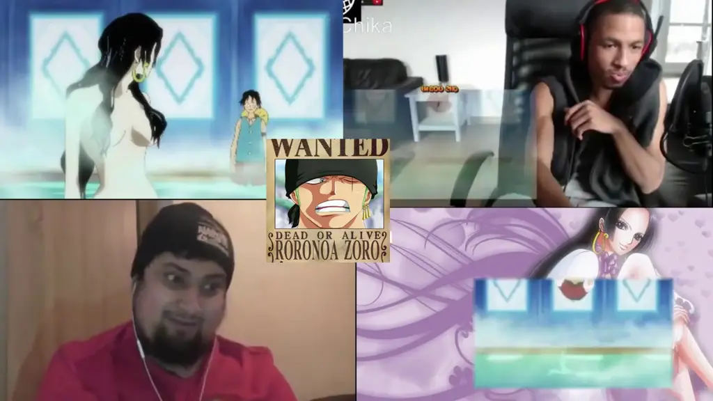 Luffy dan Boa Hancock bertemu di One Piece