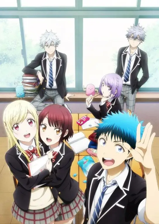 Adegan anime Yamada-kun dan Tujuh Penyihir