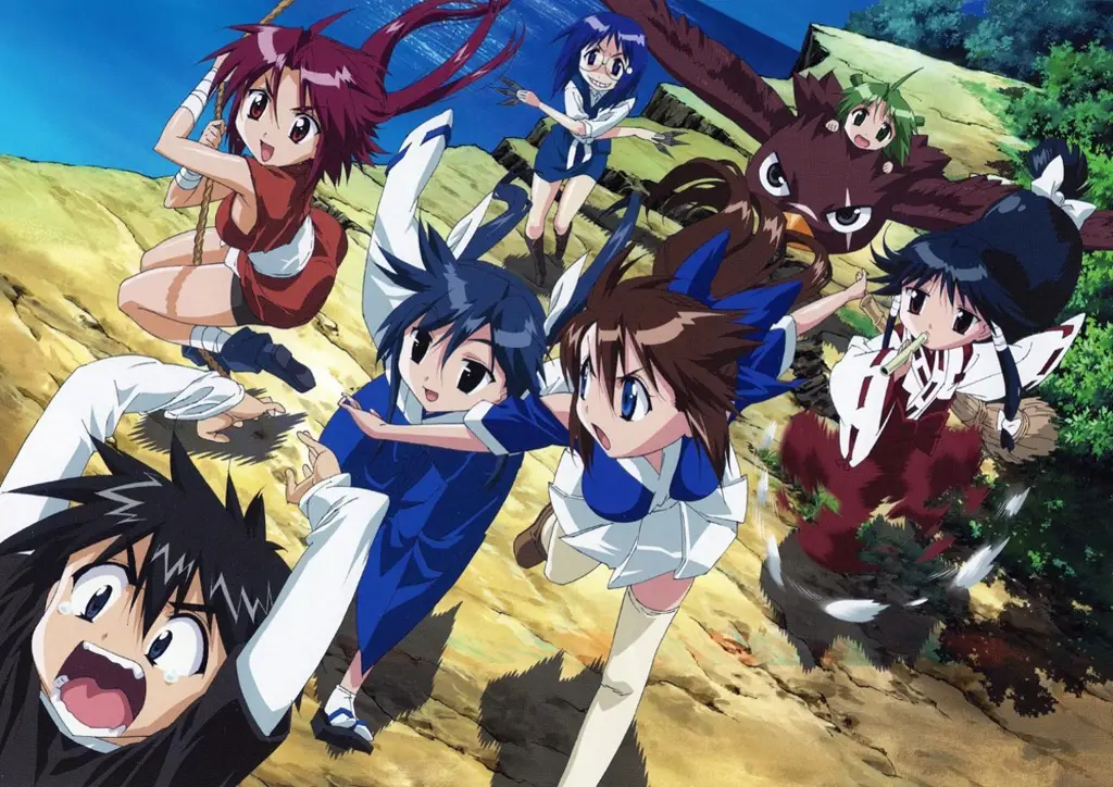Momen Romantis Anime Harem Adegan romantis dari anime harem