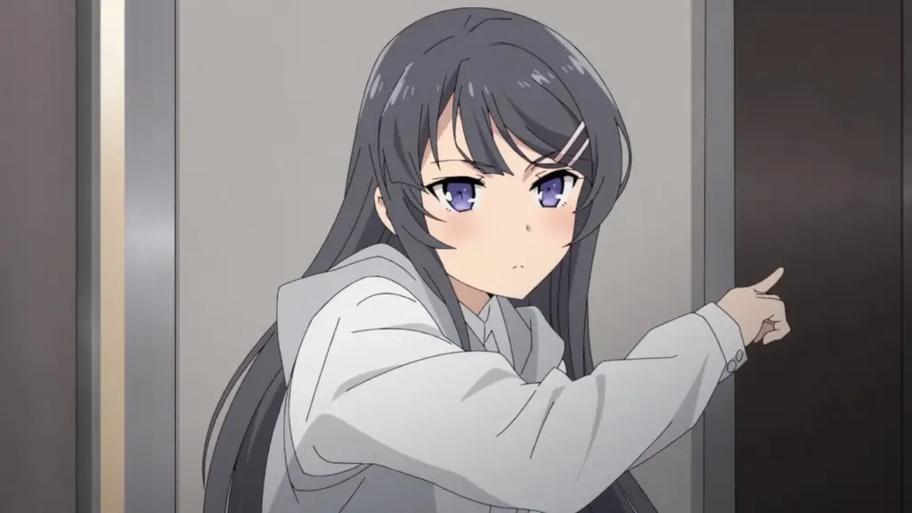 Adegan anime Rascal Does Not Dream of Bunny Girl Senpai