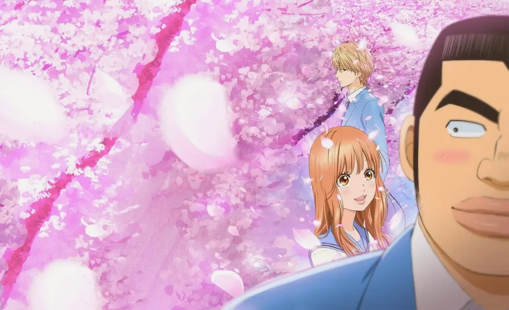 Momen romantis antara Takeo dan Yamato Takeo dan Yamato, pasangan kekasih utama dalam Ore Monogatari