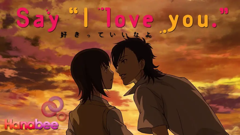 Momen romantis Aoi dan Profesor Adegan romantis pasangan anime