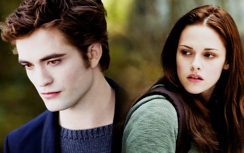 Bella dan Edward dalam film Twilight