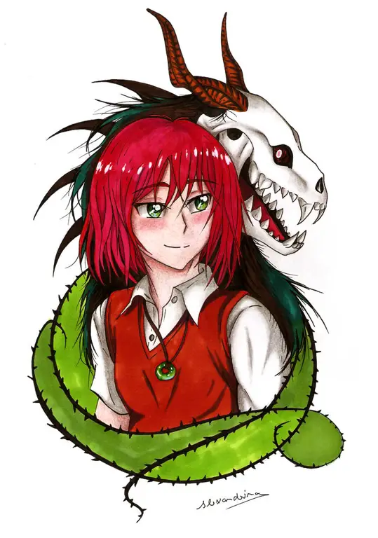 Chise dan Elias dari Mahoutsukai no Yome