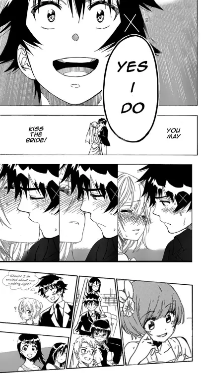 Adegan romantis dalam anime Nisekoi