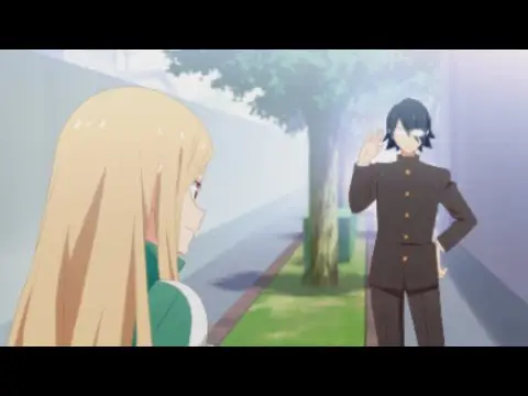 Gambar adegan romantis dalam anime Tsurezure Children