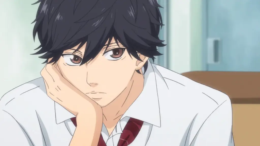 Adegan anime Ao Haru Ride yang mengharukan