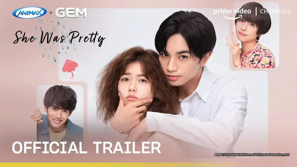 Adegan romantis dari drama She Was Pretty