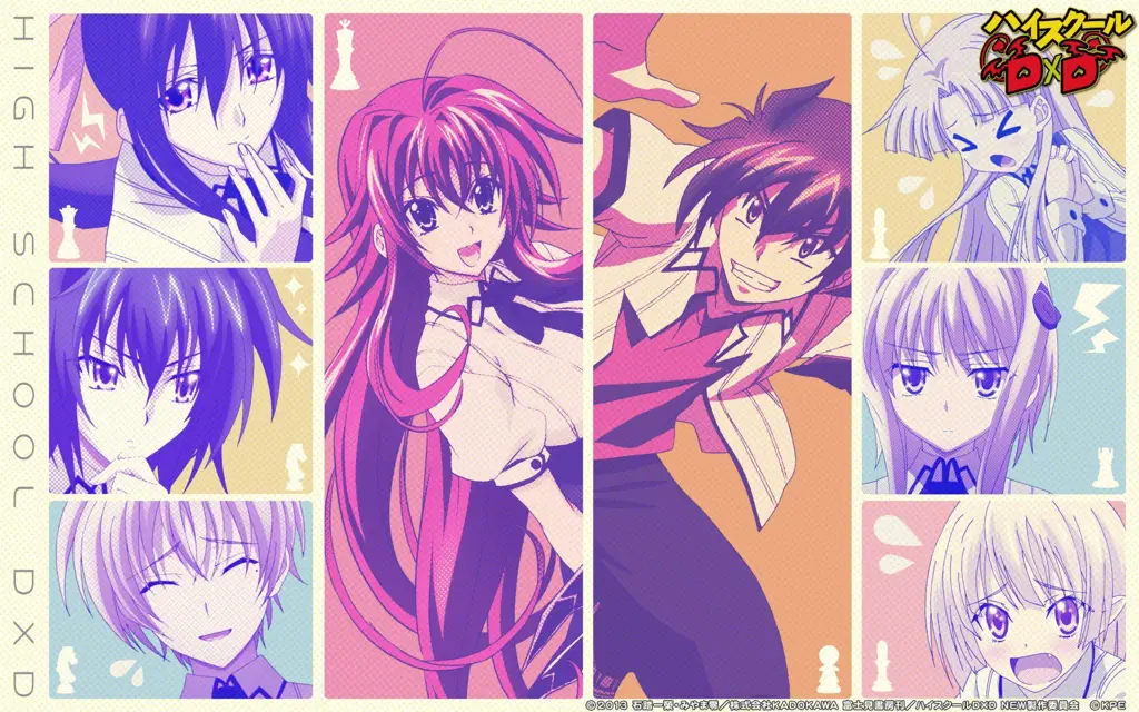 Momen Romantis Issei dan Rias Gambar Issei dan Rias dari High School DxD
