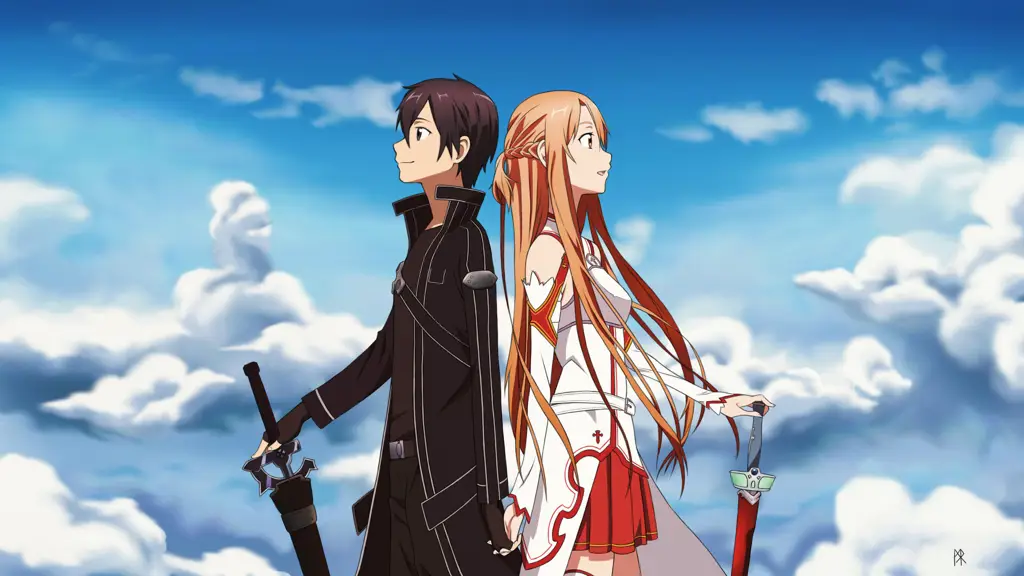 Kirito dan Asuna di Sword Art Online II