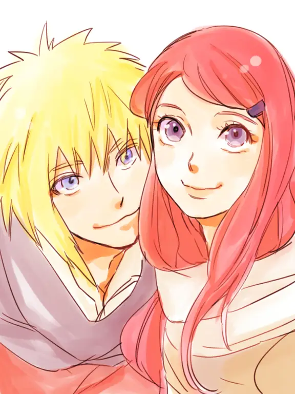 Gambar Minato dan Kushina bersama