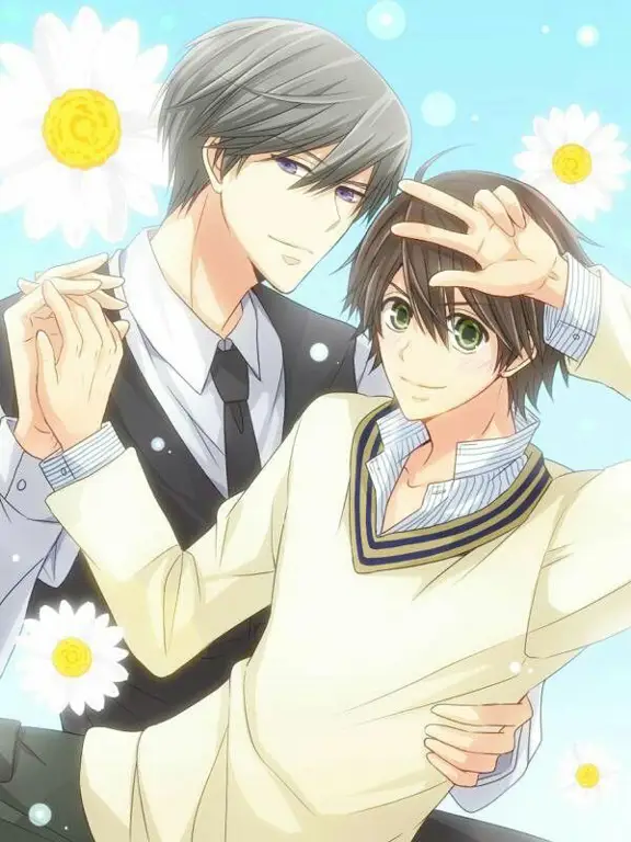 Gambar Misaki dan Usagi dari Junjou Romantica