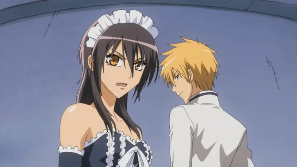 Screenshot adegan menarik dari anime Kaichou wa Maid Sama!