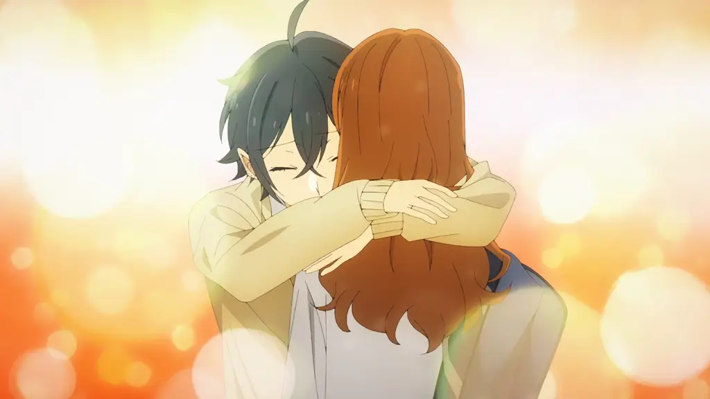 Adegan romantis Miyamura dan Hori di Horimiya season 2