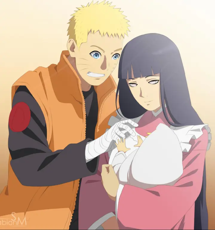 Naruto dan Hinata dalam film The Last