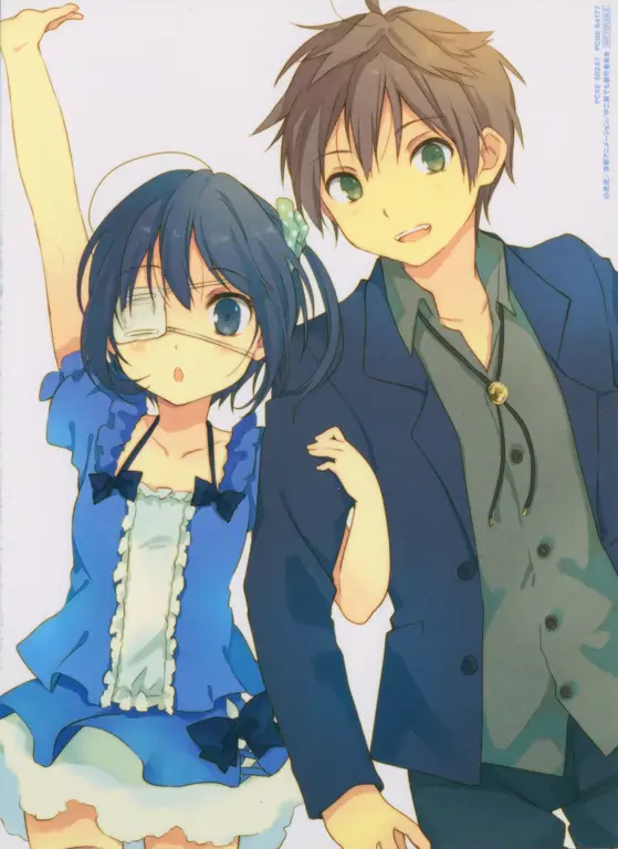 Gambar Rikka dan Yuuta bersama-sama